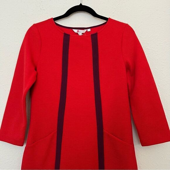 NEW Boden Anita Ottoman Textured Ribbed Tunic Dress Size 4 - Picture 5 of 7